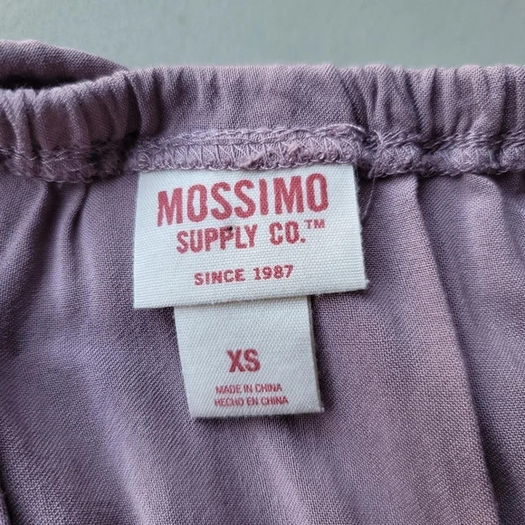 Mossimo supply Women's Romper Off Shoulder Eyelet Cut Strapless Casual Purple XS - Picture 6 of 11